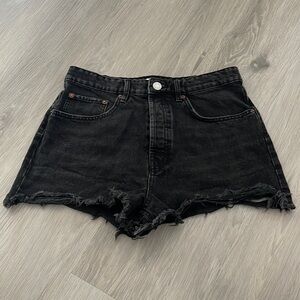 ZARA HIGH WAISTED DENIM SHORTS